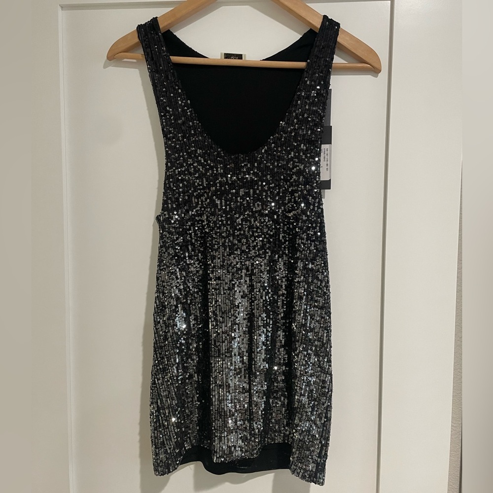Saint Laurent sequin tank top